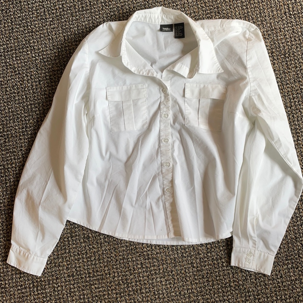 Mossimo White Button Down